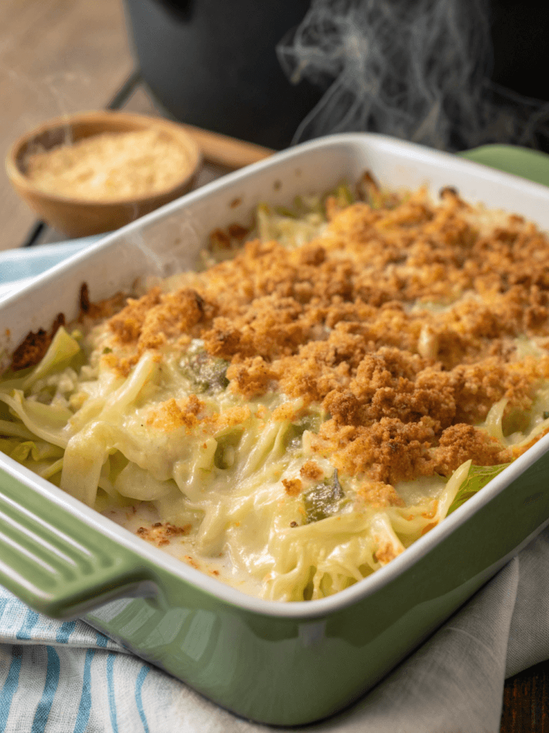 Cheesy Cabbage Casserole