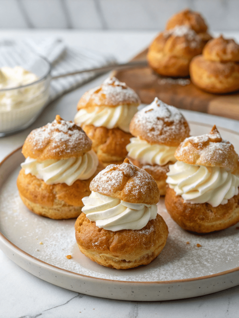 Classic French Profiteroles