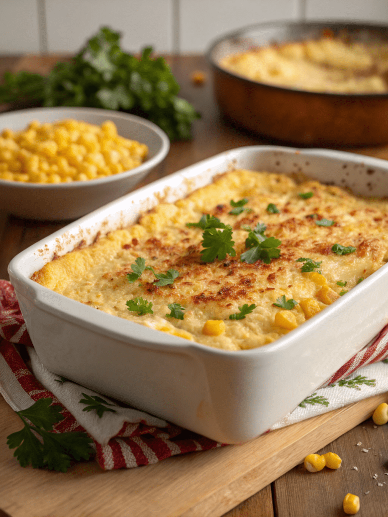 Cream Cheese Corn Casserole