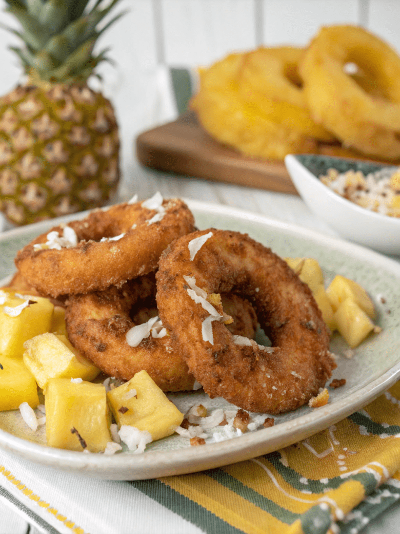 Fried Piña Colada Rings