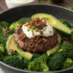Keto Hamburger and Broccoli Skillet