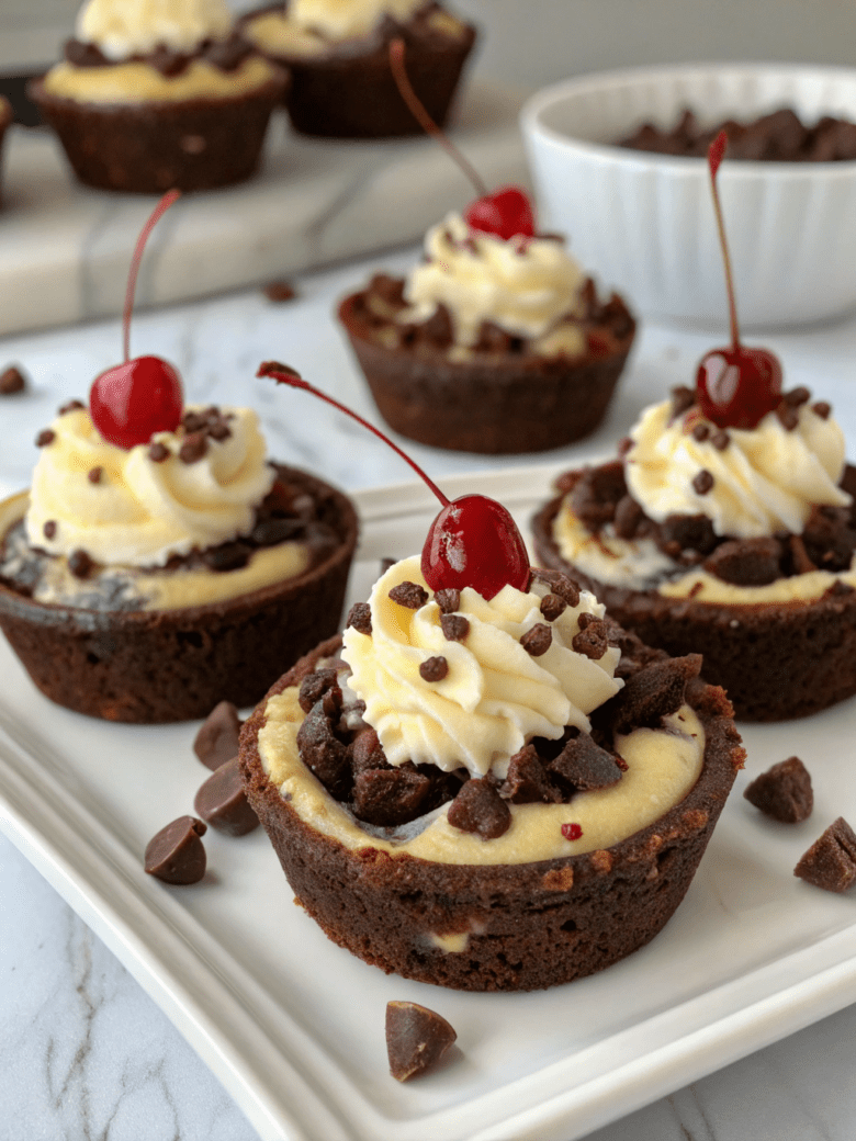 Loaded Brownie Cheesecake Dessert Cups