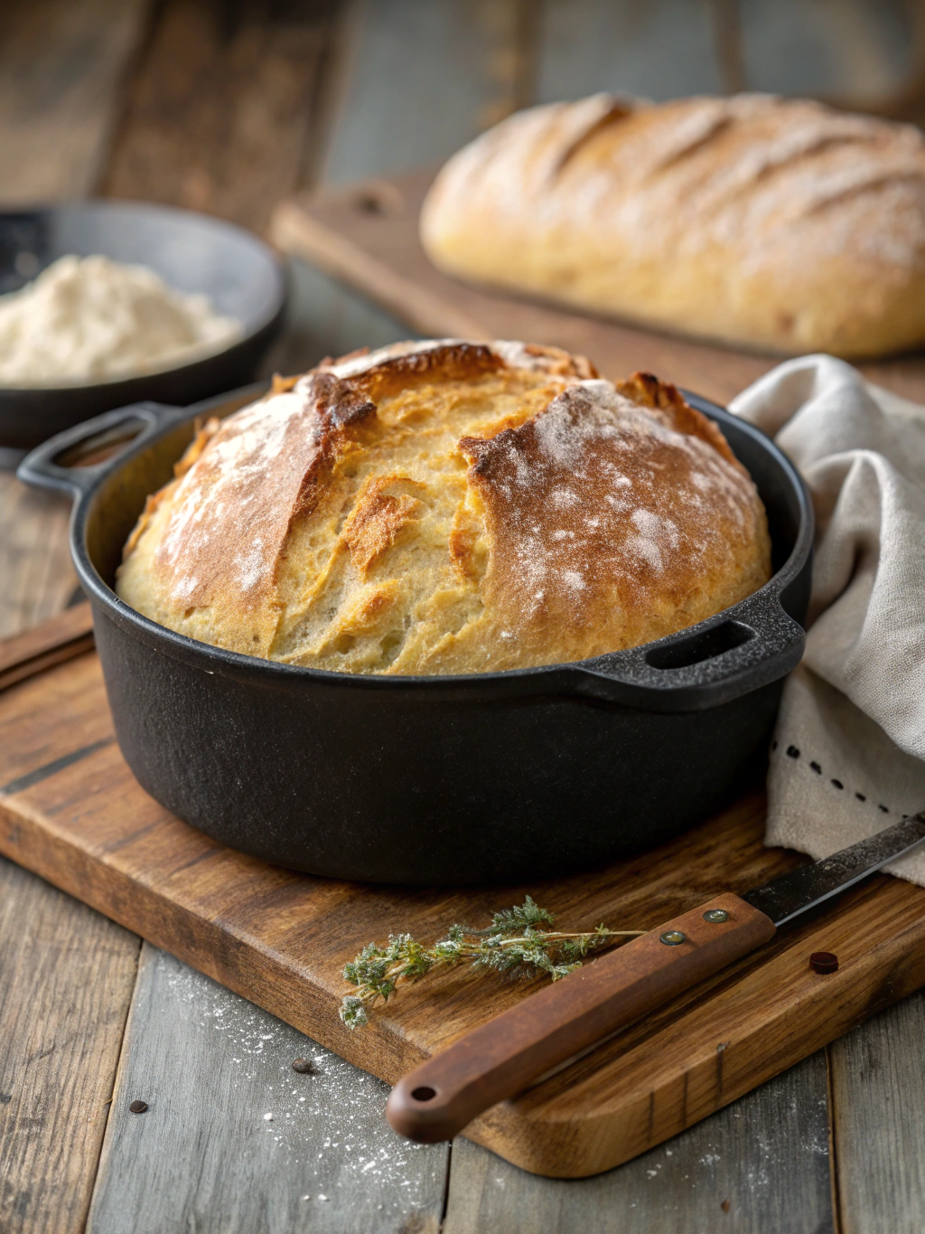 No Knead Dutch Oven Bread Recipe