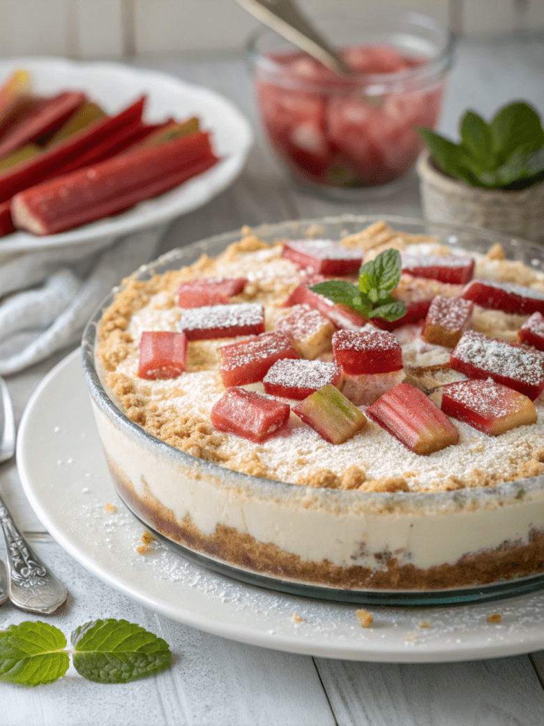 Rhubarb Cheesecake