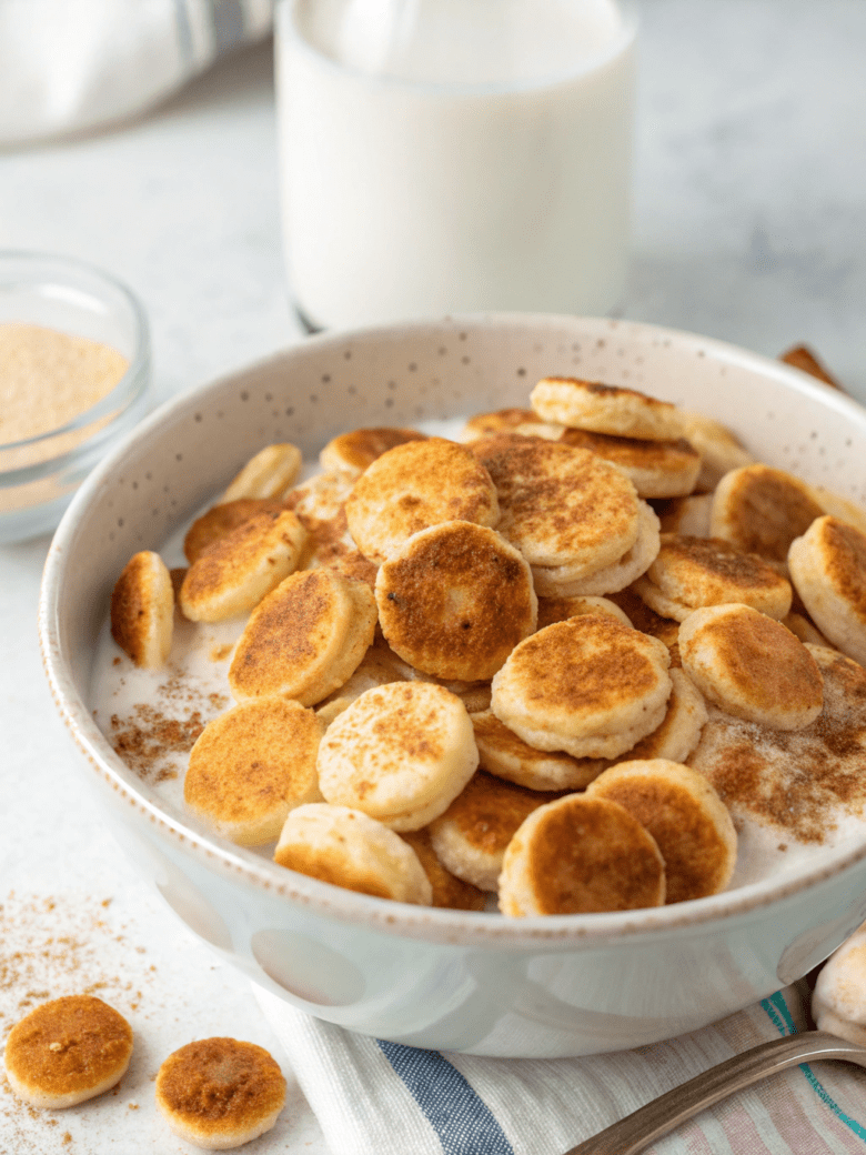 mini pancake cereal