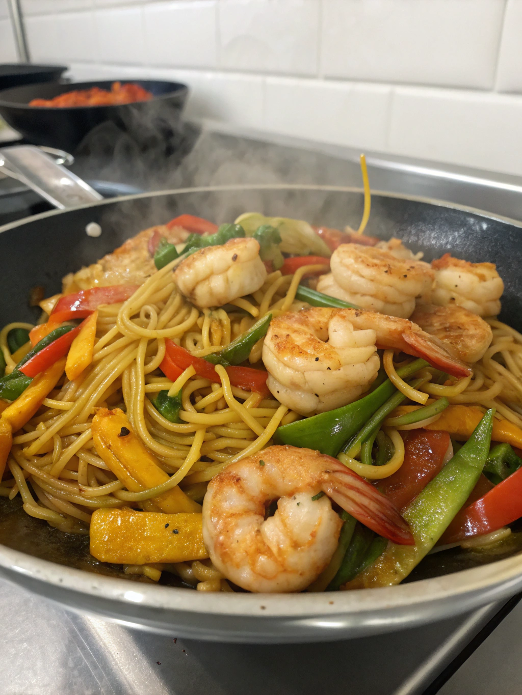 shrimp stir fry noodles