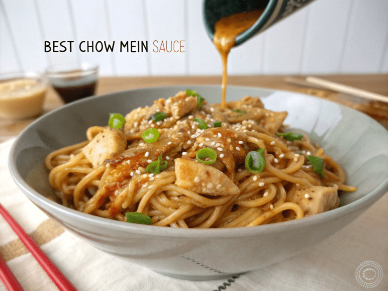 Chicken Chow Mein with the Best Chow Mein Sauce