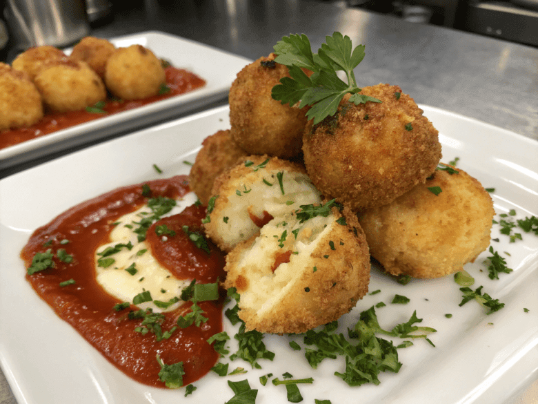 Easy Fried Cheese Balls