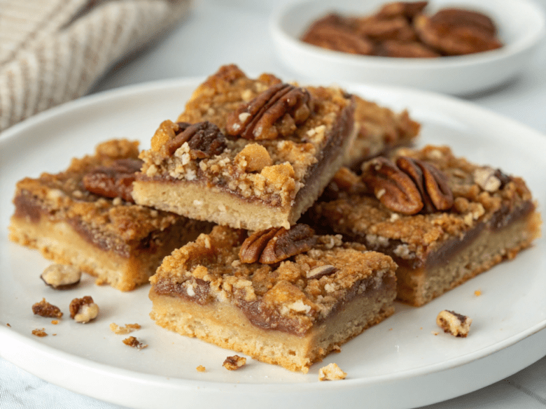 Lazy Girl Pecan Pie Bars