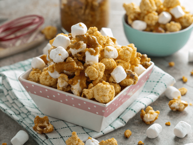 Marshmallow Caramel Corn