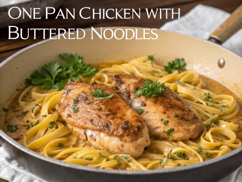 One-Pan Chicken with Buttered Noodles