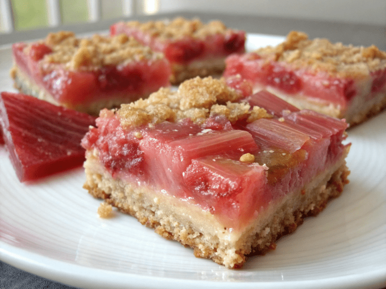 Rhubarb Dream Bars