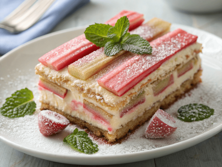 Rhubarb Tiramisu