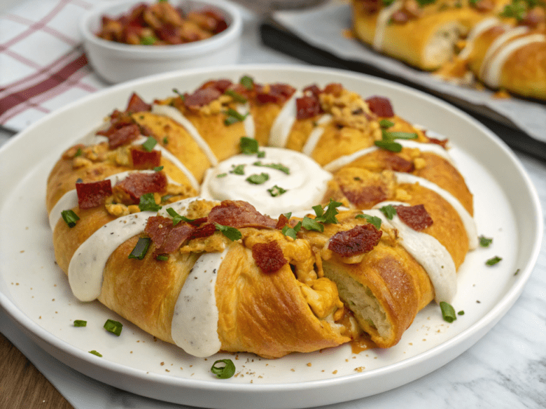 chicken bacon ranch crescent ring
