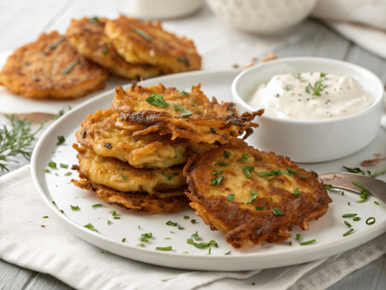 crispy amish onion fritters delight