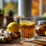 Mounjaro Recipe for Weight Loss Detox Drink with lemon, green tea, and ginger.