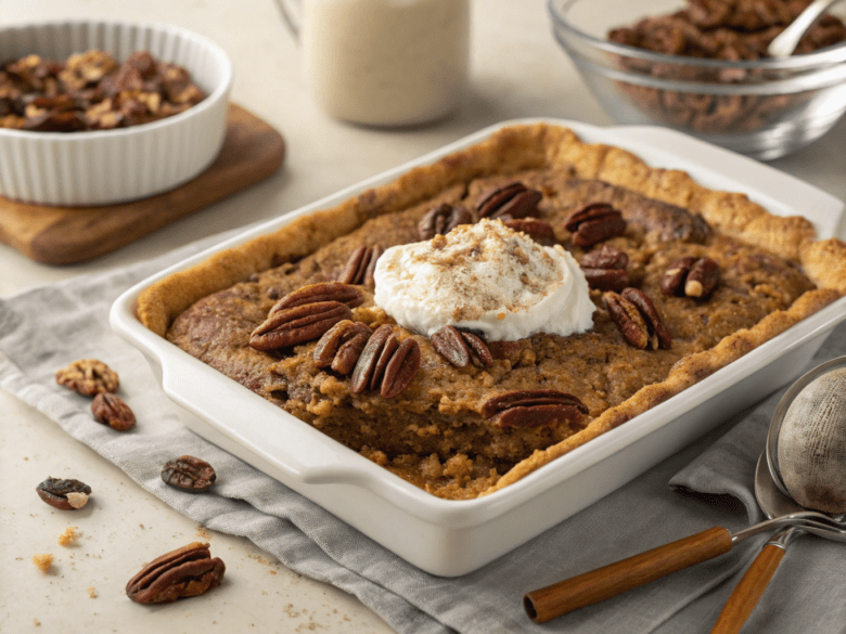 delicious pecan pie dump cake recipe