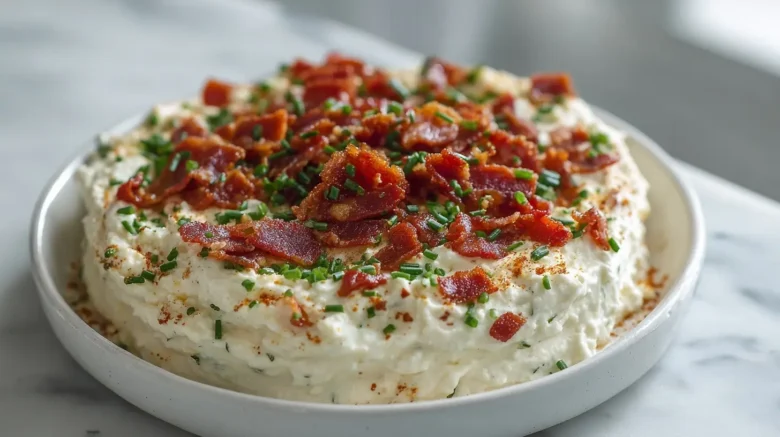 Delicious jalapeno popper dip ready to enjoy with friends.