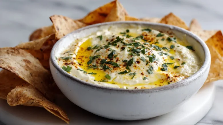Creamy cheese dip perfect for snacking.