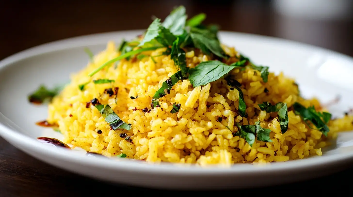 Delicious crispy rice cooked to golden perfection