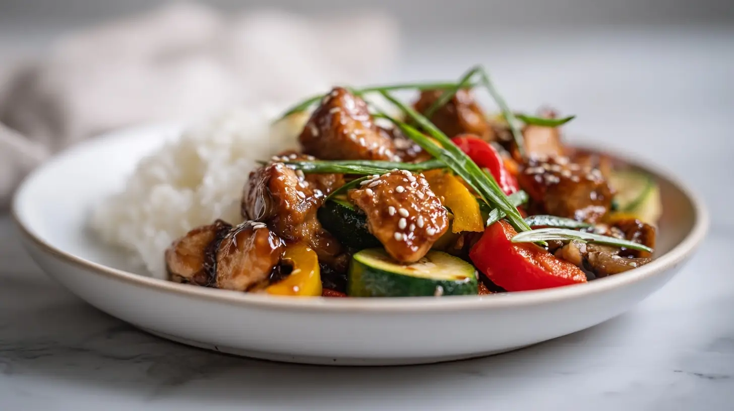 Delicious hibachi chicken cooked to perfection on a grill
