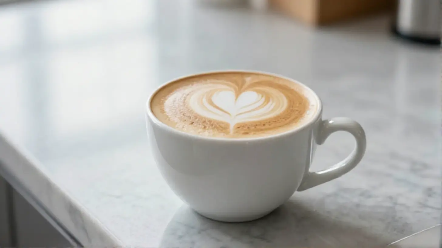 Delicious latte recipe with creamy froth