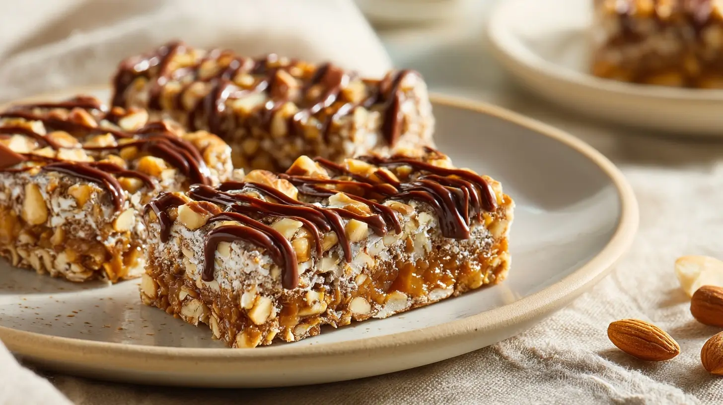 Delicious homemade protein bars packed with nutrients.